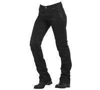 Overlap Donington Jeans Femme Homologue Route, Noir, Taille 30