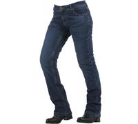 Overlap Donington Jeans moto pour dames, bleu, taille 28 pour femmes