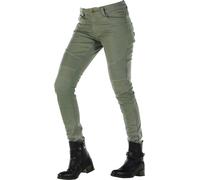 Overlap Imola Jeans de moto de dames, gris, taille 36 pour femmes
