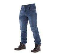 OVERLAP Manx Smalt Jeans Homme, Bleu, Taille 34