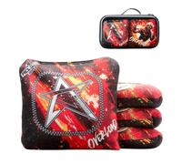Overload 2025 ACL PRO Cornhole Bags, 1 x 4, American Cornhole League, certifié officiel, rouge