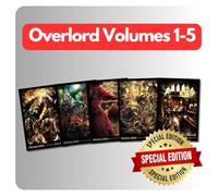 Overlord 1-5 Light Novel Collection Set by Kugane Maruyama | Ultimate Light Novel Bundle | English Language Edition | Collector’s pack | Illustrated by So-Bin | Special Edition | Box Set