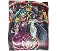 Overlord Albedo/Ainz Ooal Gown/Shallear Impression numérique 3D animée Couverture en micro polaire ultra-douce en flanelle entretien facile