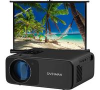 Overmax Multipic 4.2 LED Projector, résolution native Full HD 1080p, beamer jusqu'à 200", home cinéma 4500 lumens, 110W, Wi-Fi 5GHz, Bluetooth, 16:9, 4:3, objectif à 4 lentilles, zoom électronique