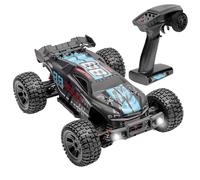 Overmax X- Stable Voiture télécommandée 4WD 1:10 Tout-Terrain 35 km/h 2,4 GHz RC Monster Truck 40 Min avec 2 Batteries, entraînement en métal, capteur d'huile, LED, pour Enfants de 8 Ans et Plus et