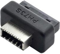 Overmold Adaptateur d'extension USB 3.1 pour panneau avant de type A vers USB 3.0 20 broches mâle