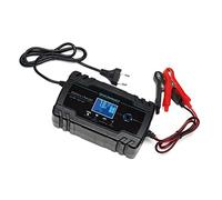 OVERMUST - Chargeur Voiture 12V-8A, 24V-4A, Protection Surcharge et Court-Circuit, Affichage Intelligent, Compatible Voitures, Bateaux, Portable