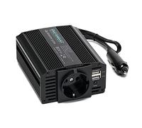 OVERMUST - Inverter Voiture 12V 220V 300W | Adaptateur Prise Auto/Électrique | Transformateur Double Port USB | Protection Surchauffe | Prise Schuko 220V | Prise Allume Cigare