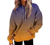 Oversize Sweat À Capuche Femme Automne Hiver Batik Sweatshirts À Manches Longues Hoodies avec Poche Décontracté Imprimé Sweat-Shirt Grande Taille Ample Sweats Pull Tendance Y2K Sweatshirt Streetwear