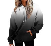 Oversize Sweat À Capuche Femme Automne Hiver Batik Sweatshirts À Manches Longues Hoodies avec Poche Décontracté Imprimé Sweat-Shirt Grande Taille Ample Sweats Pull Tendance Y2K Sweatshirt Streetwear