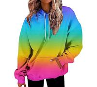 Oversize Sweat À Capuche Femme Automne Hiver Batik Sweatshirts À Manches Longues Hoodies avec Poche Décontracté Imprimé Sweat-Shirt Grande Taille Ample Sweats Pull Tendance Y2K Sweatshirt Streetwear