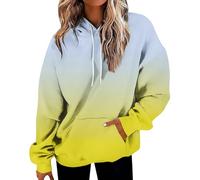 Oversize Sweat À Capuche Femme Automne Hiver Batik Sweatshirts À Manches Longues Hoodies avec Poche Décontracté Imprimé Sweat-Shirt Grande Taille Ample Sweats Pull Tendance Y2K Sweatshirt Streetwear