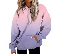 Oversize Sweat À Capuche Femme Décontracté Batik Sweatshirts avec Poches Surdimensionnés À Manches Longues Hoodies Automne Et Hiver Sport Pull Grande Taille Ample Sweat-Shirt Streetwear