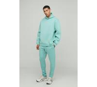 Oversized Bonded Scuba Hooded Tracksuit homme - vert - XS, vert