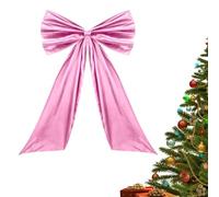Oversized Christmas Bow with Long Streamers | Giant Bow Decoration Satin Ribbon Backdrop,Huge Decorative Oversized Wrapping Gift Decor for Xmass Tree Holiday Parties Wedding Arch