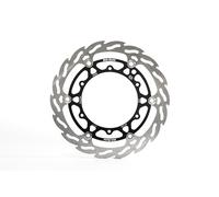Oversized Front Brake Disc Flame Floating for optimal cooling and resistance...