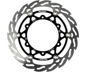 Oversized Front Brake Disc Flame Floating for optimal cooling and resistance...