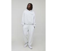 Oversized Pocket Detail Man Tab Hoodie homme - gris - S, gris