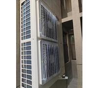 Oversold88 Couvercle de climatiseur pour Unité extérieure CA, Couvercle de Grille à persiennes de Sortie d'air de déflecteur de climatisation, Changer la Direction du Vent