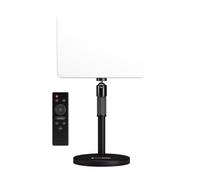 Oversteel - Chromius LED Streaming Lamp with Stand, Adjustable Colour Temperature 3000-6500K, Remote Control