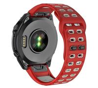 OVERSTEP Bracciale per Fenix 5/Fenix 6/Fenix 7, Sostituzione Del Bracciale In Silicone Morbido per Forerunner 935/945/955/965,Fenix 8 47mm/Fenix E.