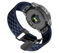 OVERSTEP Bracelet de montres Quick Fit 26mm pour Garmin epex Pro 51mm / Fenix 7X / Fenix 6X / Fenix 5X, bracelet sportif souple avec verrou magnétique pliable avec Fenix 3/HR