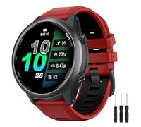 OVERSTEP Bracelet pour Garmin Forerunner 970 965 955 945 935, 22mm Silicone Sport Bracelets de Remplacement pour Descent G1/G1 Solar