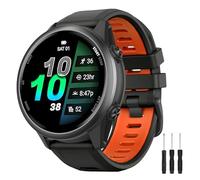 OVERSTEP Bracelet pour Garmin Forerunner 970 965 955 945 935, 22mm Silicone Sport Bracelets de Remplacement pour Descent G1/G1 Solar
