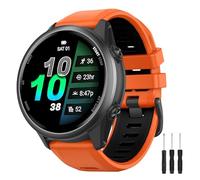 OVERSTEP Bracelet pour Garmin Forerunner 970 965 955 945 935, 22mm Silicone Sport Bracelets de Remplacement pour Descent G1/G1 Solar