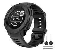 OVERSTEP Compatible avec Garmin Instinct Band Sangle de Remplacement en Silicone Souple Compatible avec Garmin Instinct/Solaire/Tactique