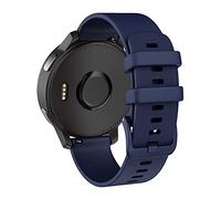 OVERSTEP Compatible avec les bracelets Vivoactive 4 / Dark Vador / First Avenger / Polar Vantage M - Bracelet réglable en silicone souple de 22 mm pour homme et femme - Bleu foncé