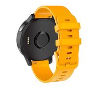 OVERSTEP Compatible avec Vivoactive 4 bandes/Dark Vador/First Avenger/Polar Vantage M, bracelet réglable en silicone souple de 22 mm pour homme et femme - Orange