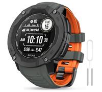 OVERSTEP Compatible Garmin Instinct 2X, Solar, Tactical Replacement Soft Silicone Wristband with Mounting Kit