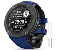 OVERSTEP Compatible Garmin Instinct 2X, Solar, Tactical Replacement Soft Silicone Wristband with Mounting Kit