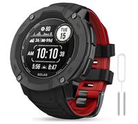 OVERSTEP Compatible Garmin Instinct 2X, Solar, Tactical Replacement Soft Silicone Wristband with Mounting Kit
