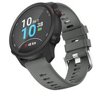 OVERSTEP Compatible Vivoactive 3 Strap 20mm Silicone Souple Vivoactive 3 Strap Bracelet de Remplacement pour Venu Sq/Galaxy Active 2/Forerunner 245/645 Music/Vivomove HR