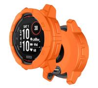 OVERSTEP Coque Compatible avec Garmin Instinct 3 45mm, Étui de Protection en TPU Accessoire de Remplacement pour Montre Instinct 3 Solar 45MM, Étui Antichoc et Incassable pour Garmin Montre