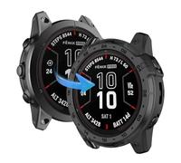 OVERSTEP Étui de Protection pour Garmin Fenix 7X, Fenix 7X Pro, Epix Pro 51 mm, Enduro 2,Tactix 7, Etui TPU Protecteur Coque Protecteur de Cadre de Montre Accessoire