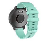 OVERSTEP pour Vivoactive 3 Bracelet de montre 20 mm Bandes en silicone souple pour Garmin Vivoactive 3 Music/Venu/Vivomove 3/Luxe/Style/HR/Forerunner 245/645 Music/Samsung Galaxy Watch 42 mm
