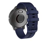 OVERSTEP pour Vivoactive 3 Bracelet de montre 20 mm Bandes en silicone souple pour Garmin Vivoactive 3 Music/Venu/Vivomove 3/Luxe/Style/HR/Forerunner 245/645 Music/Samsung Galaxy Watch 42 mm