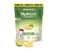 OVERSTIM.s - Boisson Hydrixir Antioxydant (3kg) - Boisson énergétique pour le sport - Electrolytes (sodium,magnésium) - Vitamines (B1,B6,C,E) - Réduction de la fatigue - Saveur Citron-citron vert