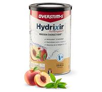 Overstim.s - Boisson Hydrixir Antioxydant (600g) - Boisson énergétique isotonique pour le sport - Electrolytes (sodium,magnésium) - Vitamines (B1,B6,C,E) - Réduction de la fatigue - Saveur Thé pêche