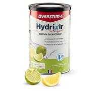 OVERSTIM.s- Boisson Hydrixir Antioxydant (600g) - Boisson énergétique pour le sport - Electrolytes (sodium,magnésium) - Vitamines (B1,B6,C,E) - Réduction de la fatigue - Saveur Citron-Citron vert