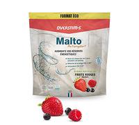 OVERSTIM.s - Malto Antioxydant (1.8 kg) - Boisson de recharge énergétique pour le sport - Amélioration de la résistance et de l'endurance - Saveur Fruits rouges