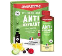OVERSTIMS Gel Antioxydant Assortiment Pack X10 - Mixte - Vert / Jaune / Rouge - taille Unique- modèle 2026