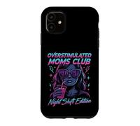 Overstimulated Moms Club Retro Night Shift Edition Mama Coque pour iPhone 11
