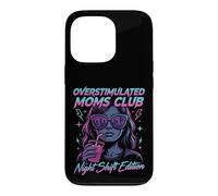 Overstimulated Moms Club Retro Night Shift Edition Mama Coque pour iPhone 13 Pro