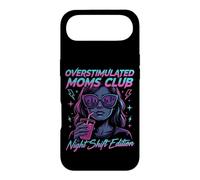Overstimulated Moms Club Retro Night Shift Edition Mama Coque pour iPhone Air