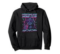 Overstimulated Moms Club Retro Night Shift Edition Mama Sweat à Capuche