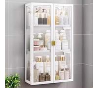 OvertheToilet Armoire de rangement de salle de bain Étagère murale NoDrill pour salle de bain, cuisine et buanderie, organisateur d'économie d'espace (couleur : A taille : 40 cm)